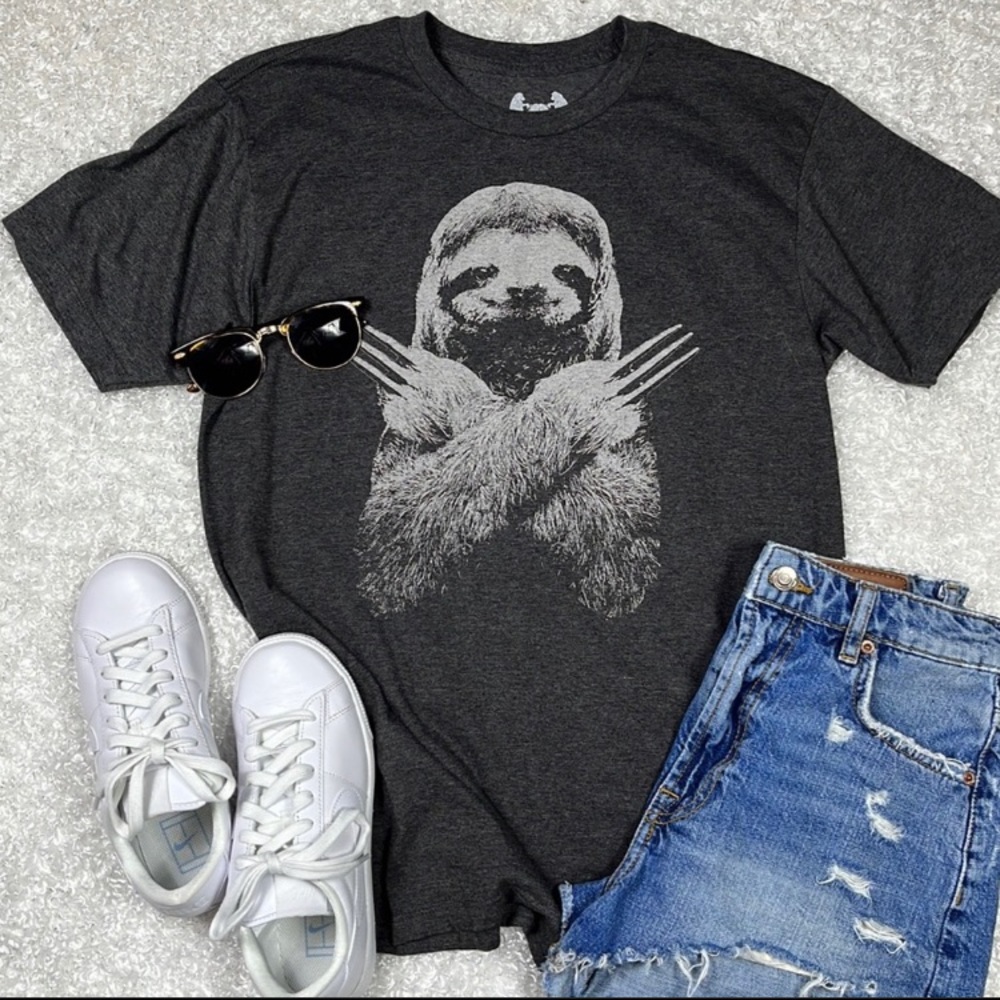 Headline shirts wolverine sloth cotton & poly T-shirt